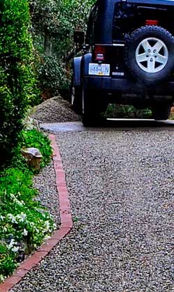 Насыпное покрытие для автопарковки