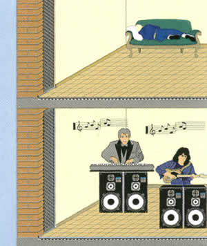 Шумоизоляция с помощью Тефонд в помещениях